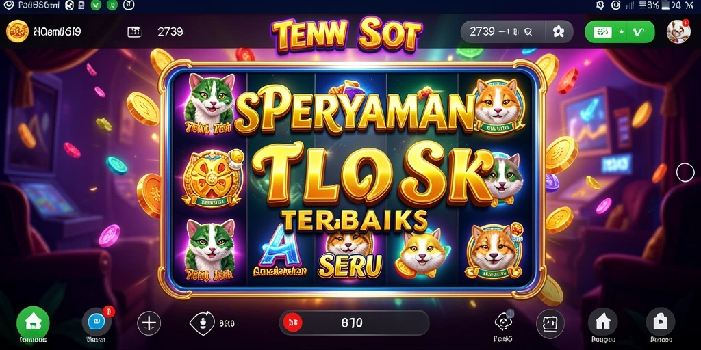Tangkapan layar menampilkan gameplay mendebarkan dari permainan Slot 2739.