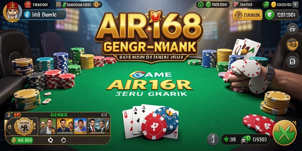 Tampilan gameplay menarik dari aplikasi Poker AIR168.