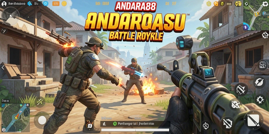 Gameplay ANDARA88 yang mendebarkan dalam pertempuran Battle Royale.