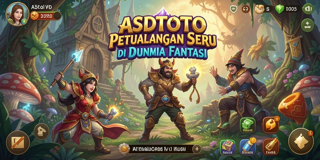 Tampilan gameplay ASDTOTO yang menakjubkan dalam suasana petualangan.