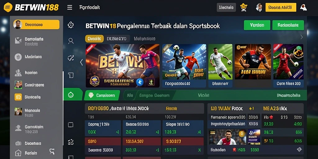 Tampilan gameplay Sportsbook yang menarik dan interaktif.