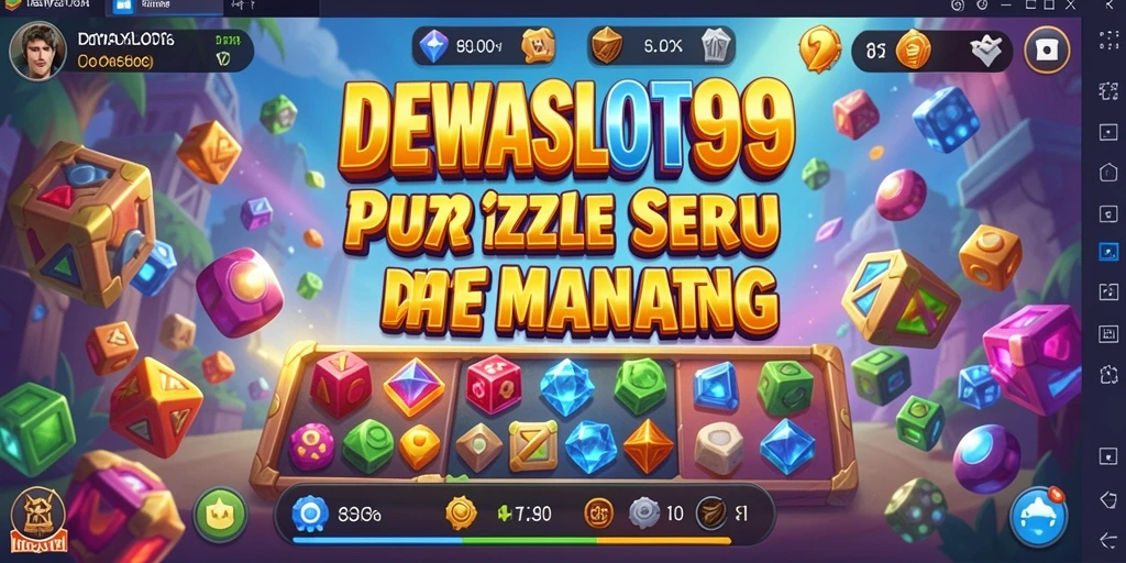 Tampilan permainan Puzzle yang menarik dan penuh tantangan.