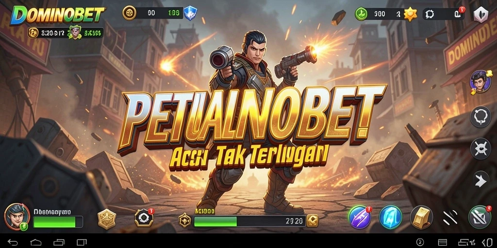Tangkapan layar gameplay DOMINOBET menampilkan aksi seru dan pertarungan yang mendebarkan.