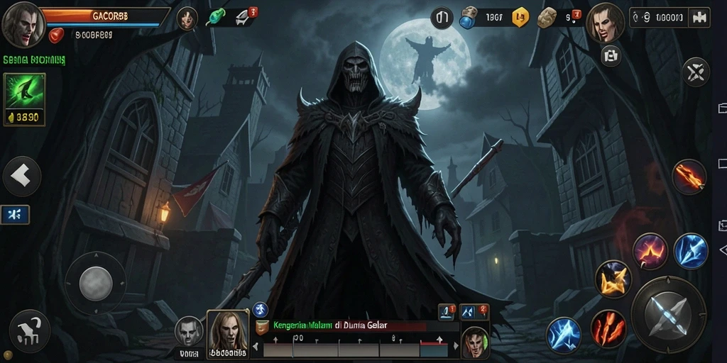 Tampilan gameplay yang menyeramkan dan menegangkan di GACOR88.