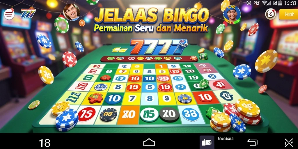 Tampilan gameplay JELAS777 yang mengasyikkan dalam permainan Bingo.
