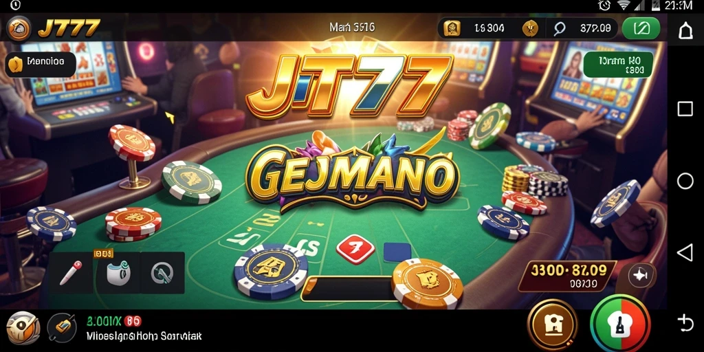 Tampilan gameplay JT777 yang menarik dan interaktif dalam permainan Kasino.
