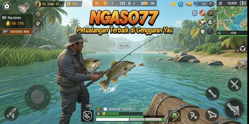 Tangkapan ikan besar di NGASO77 yang mendebarkan.