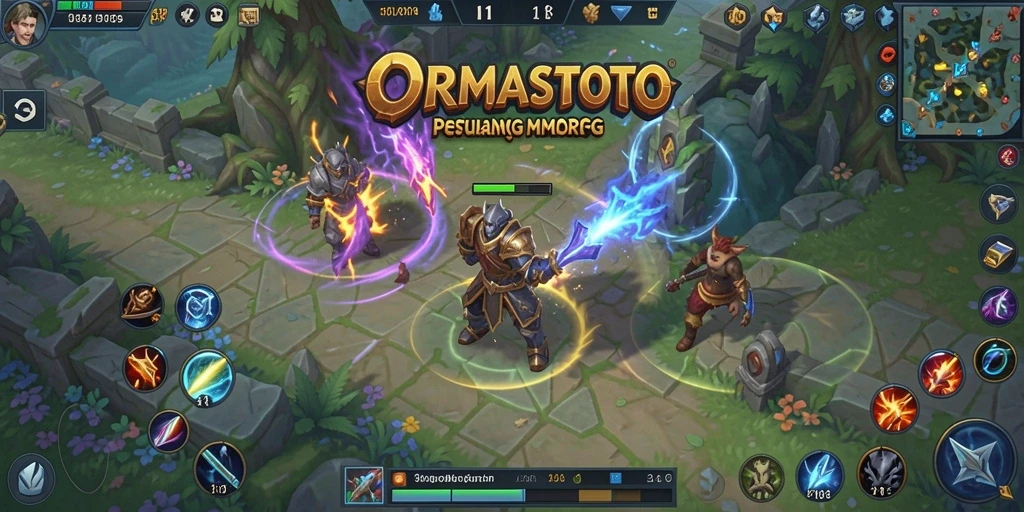 Tampilan gameplay menarik dari ORMASTOTO dengan aksi seru dalam dunia MMORPG.