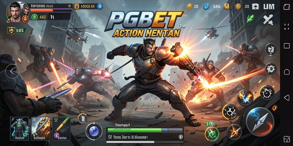 Gameplay aksi seru dengan pertarungan mendebarkan di PGBET.