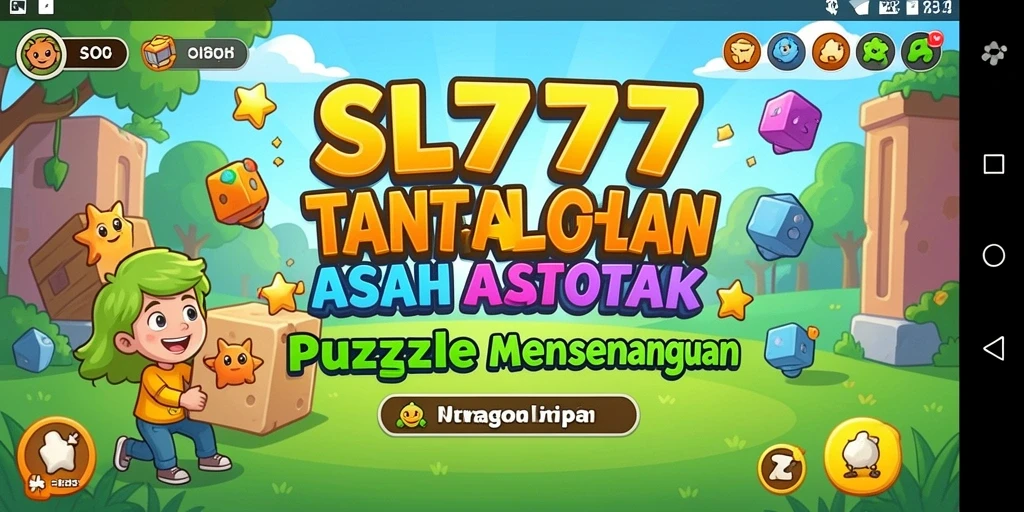 Screenshot utama SL777 menampilkan gameplay Puzzle yang seru dan menantang.