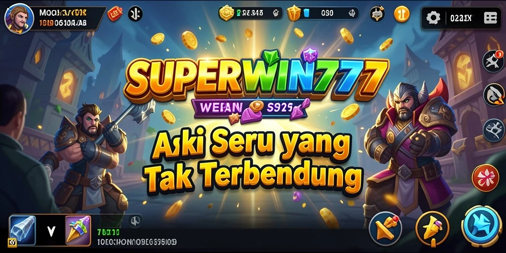 Screenshot permainan SUPERWIN777 dengan aksi seru yang menegangkan.