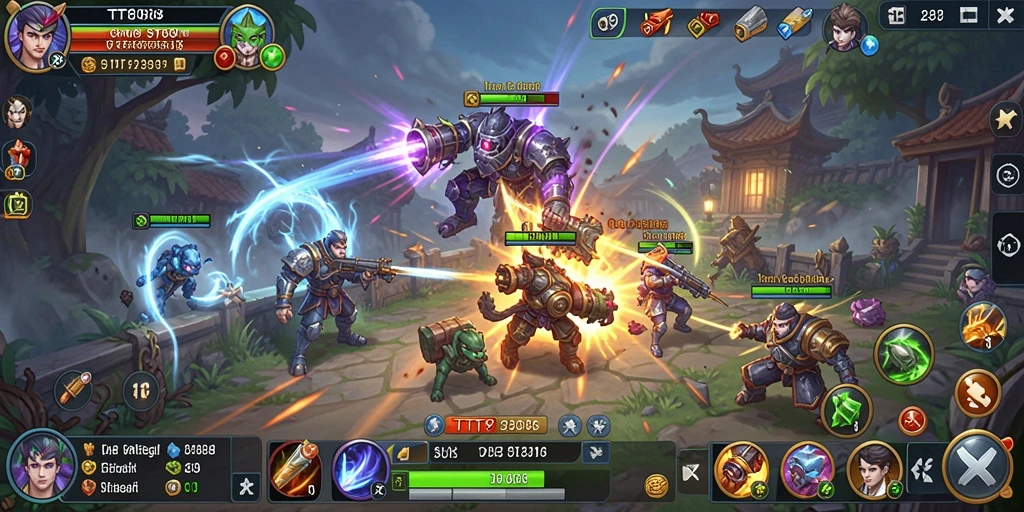 Tampilan dinamis dari gameplay TTT888 yang menarik.
