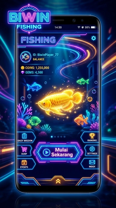 Proses pengunduhan cepat dan aman pada aplikasi biwin.
